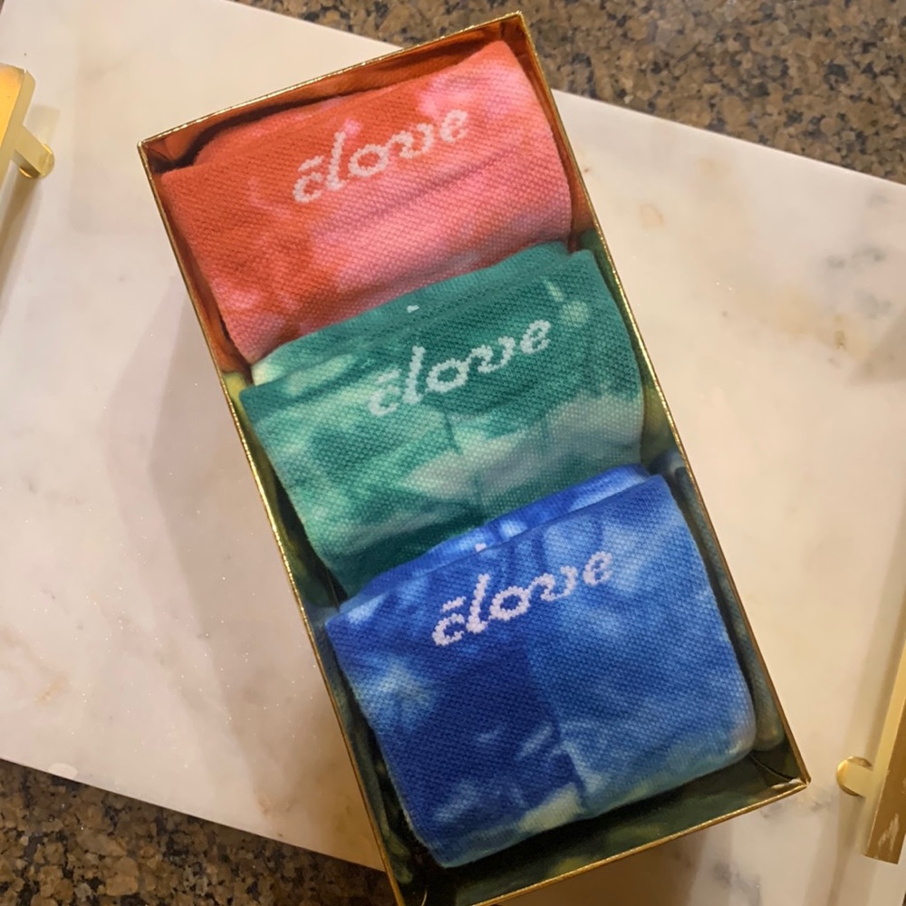 Clove compression socks gift trio size small new in box!